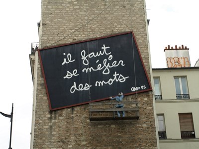 photo graffiti Paris 20eme arrondissement
